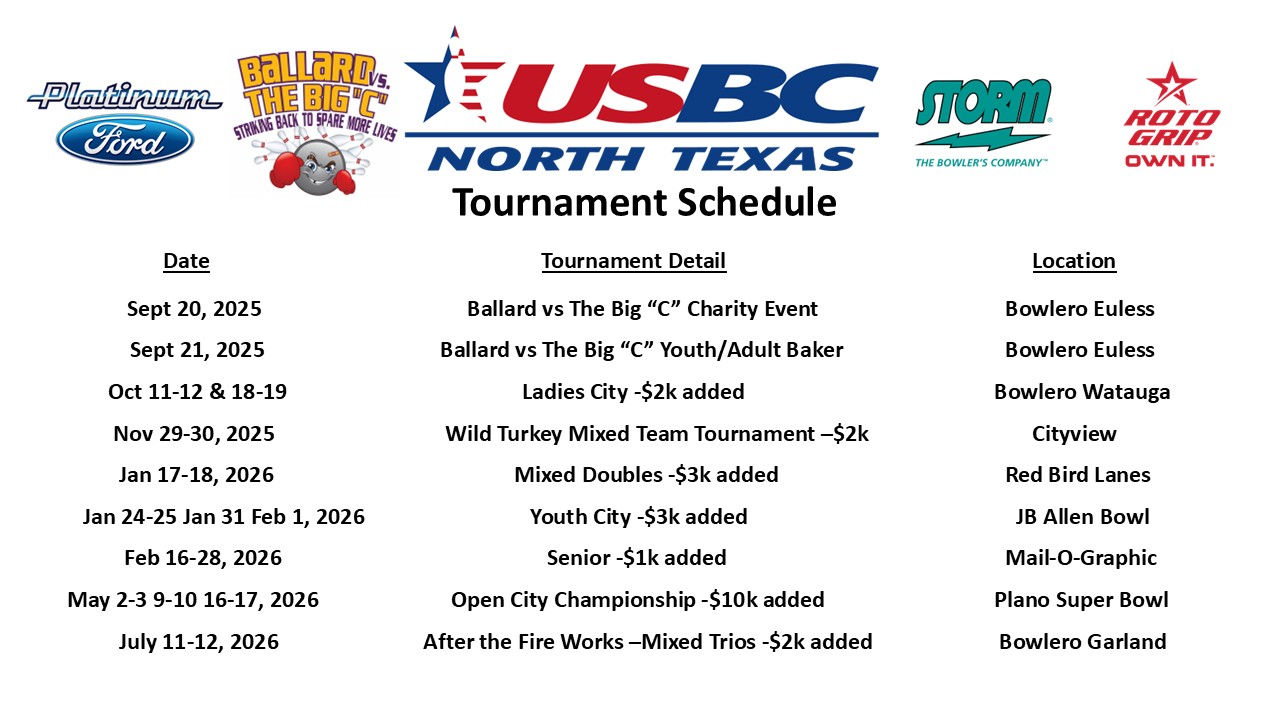 tournament schedule